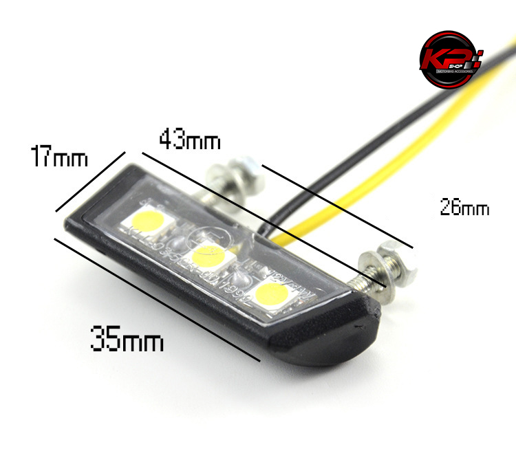 ไฟส่องป้ายทะเบียน มอเตอร์ไซค์