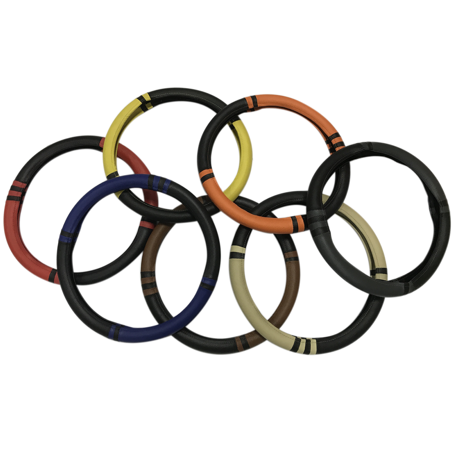 หุ้มพวงมาลัย ลาย Sport สำหรับรถเก๋งทั่วไป