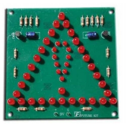 ชุดลงปริ้นFA170วงจรไฟกระพริบเตือนระวังอันตรายLED42ดวง