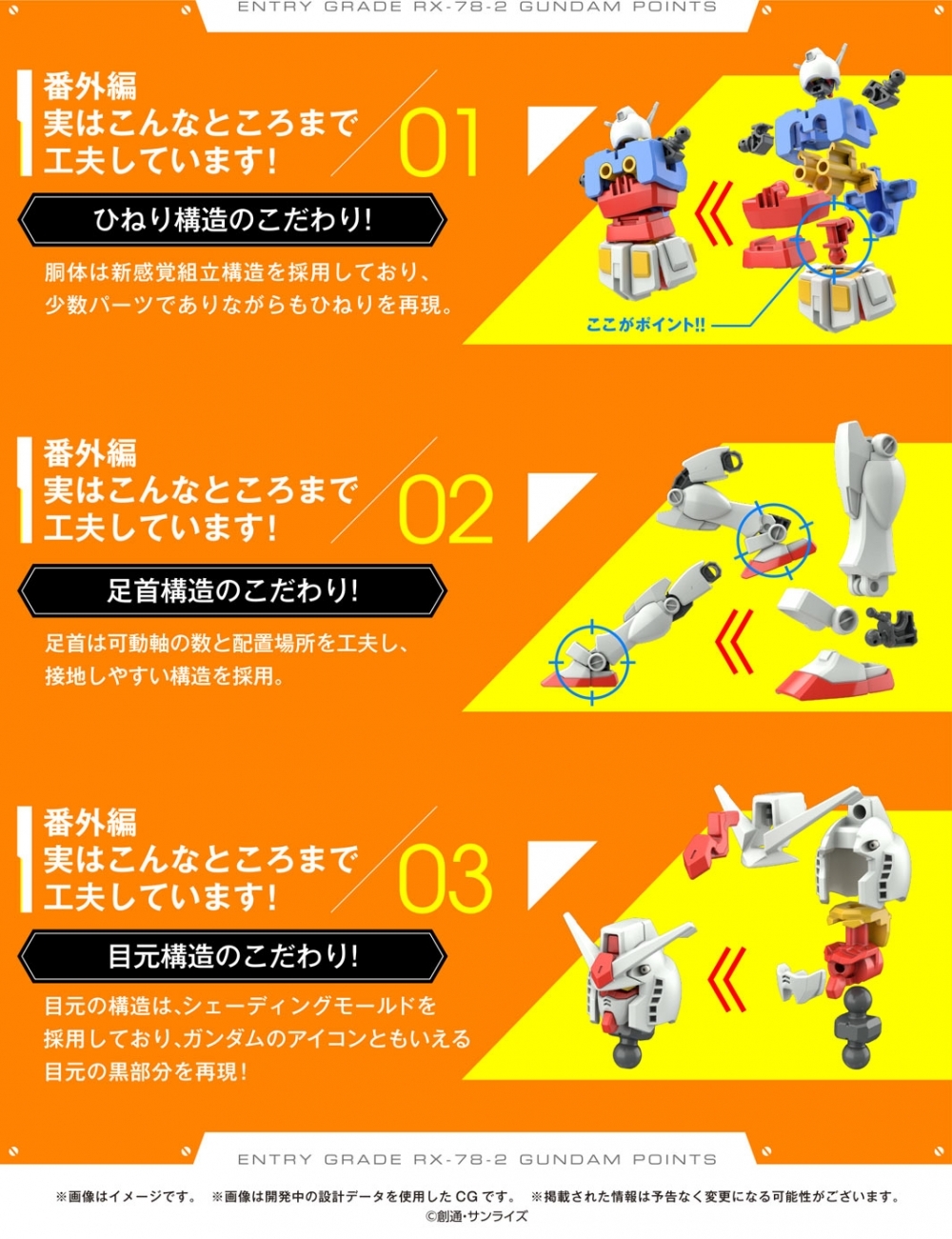 4573102607478 BANDAI SPIRITS ENTRY GRADE 1/144 RX-78-2 GUNDAM