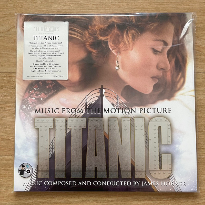 แผ่นเสียง Titanic (Music From The Motion Picture)2 x Vinyl, LP, Numbered, Special Edition, Smoke Colored แผ่นมือหนึ่ง