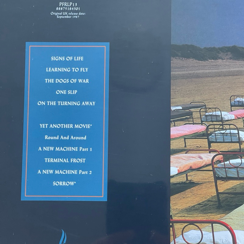 แผ่นเสียง Pink Floyd – A Momentary Lapse Of Reason, Format: Vinyl, LP, Album, Reissue,มือหนึ่ง ซีล