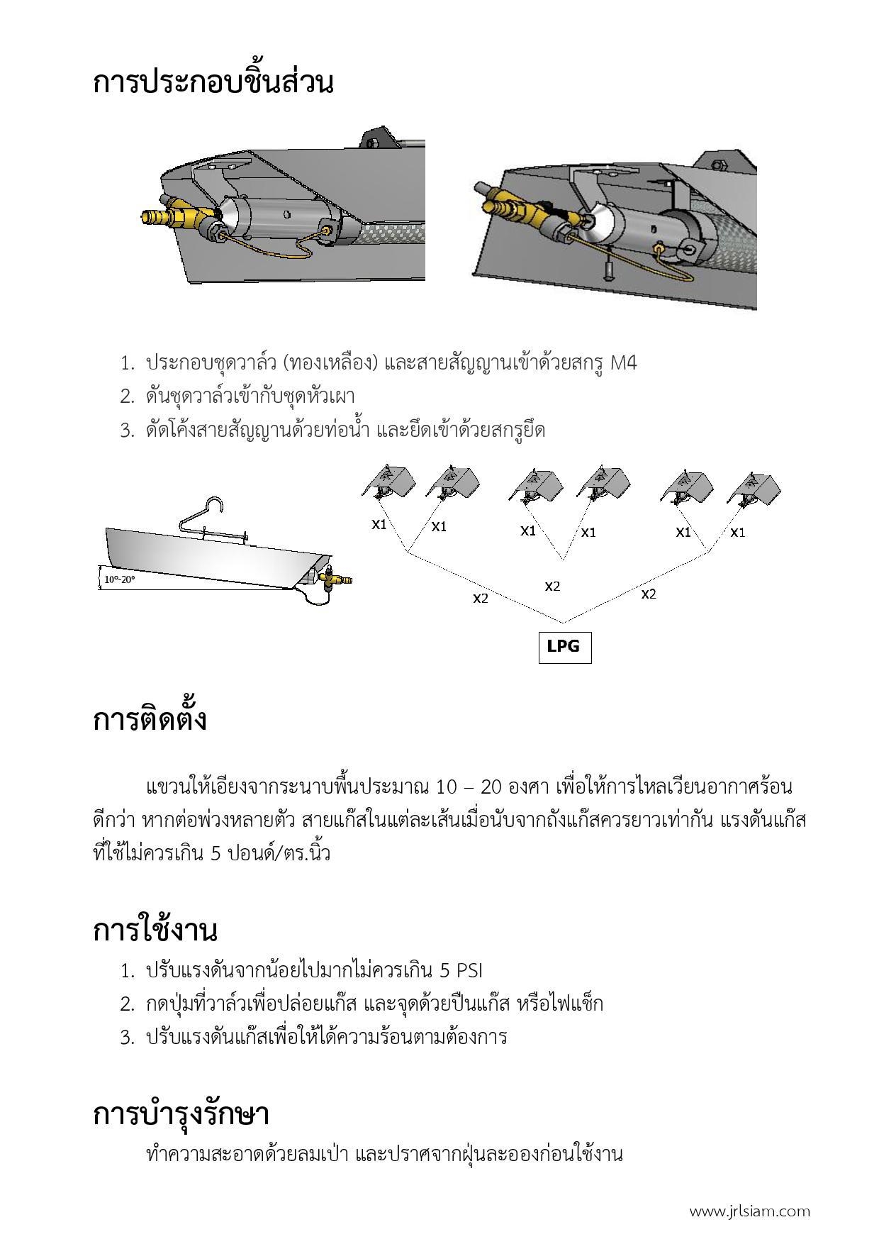 JRL F-14 Infra-red LP gas brooder หัวกกแก๊สอินฟาเรด รุ่น F-14
