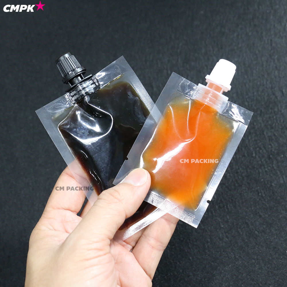 ถุงจุก/ ถุงฝาเกลียว ใส 10mL 30mL รุ่นใหม่ล่าสุด