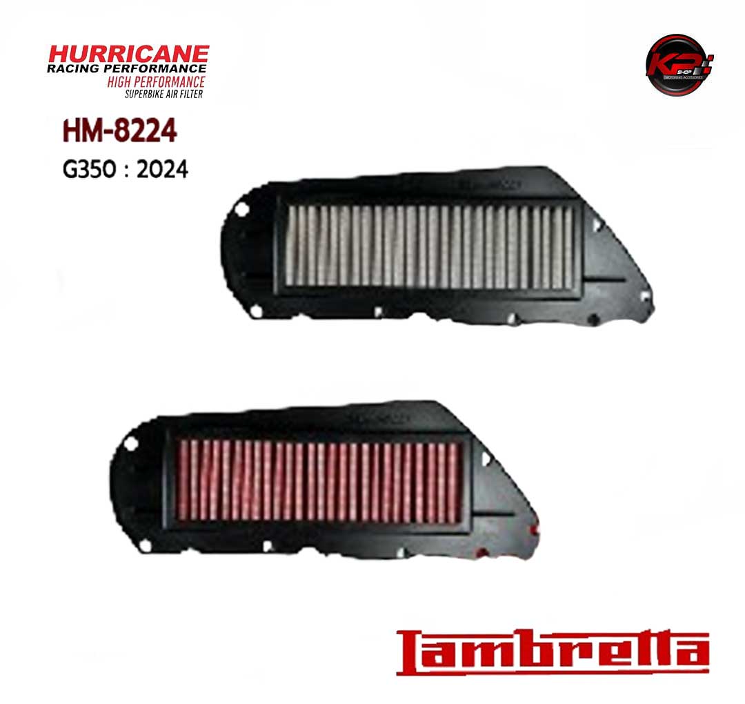 กรองอากาศ HURRICANE FOR LAMBRETTA G350 (COTTON) HM8224
