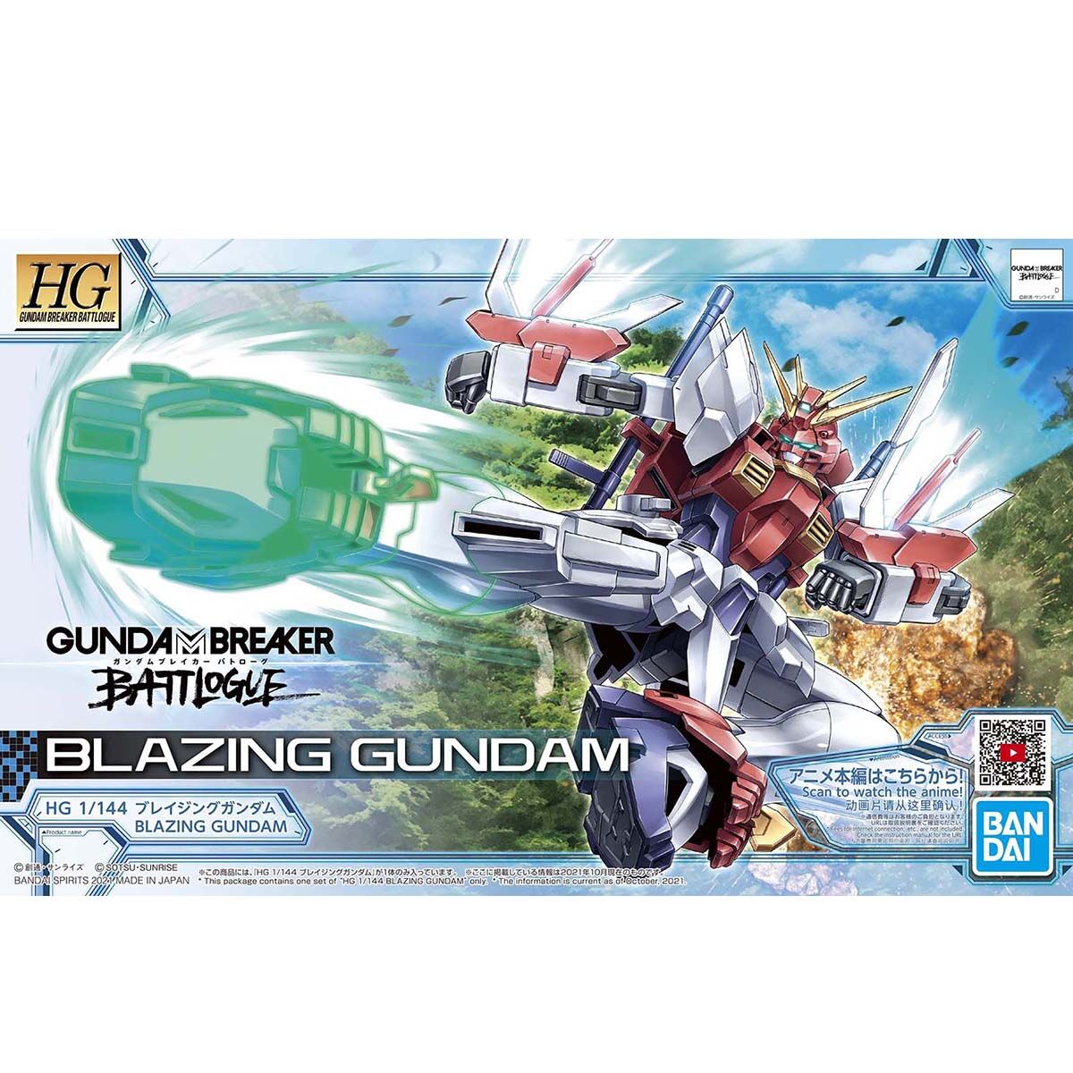 1062027 BANDAI SPIRITS HG 1/144 BLAZING GUNDAM