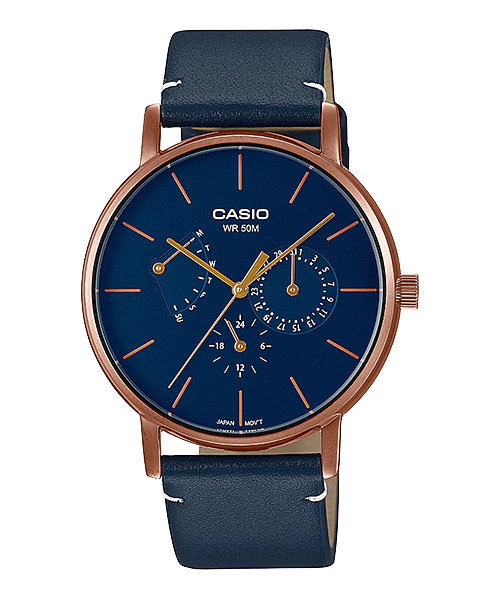 Casio หลายเข็มนาฬิกา - สุภาพบุรุษ รุ่น MTP-E320RL-2EV