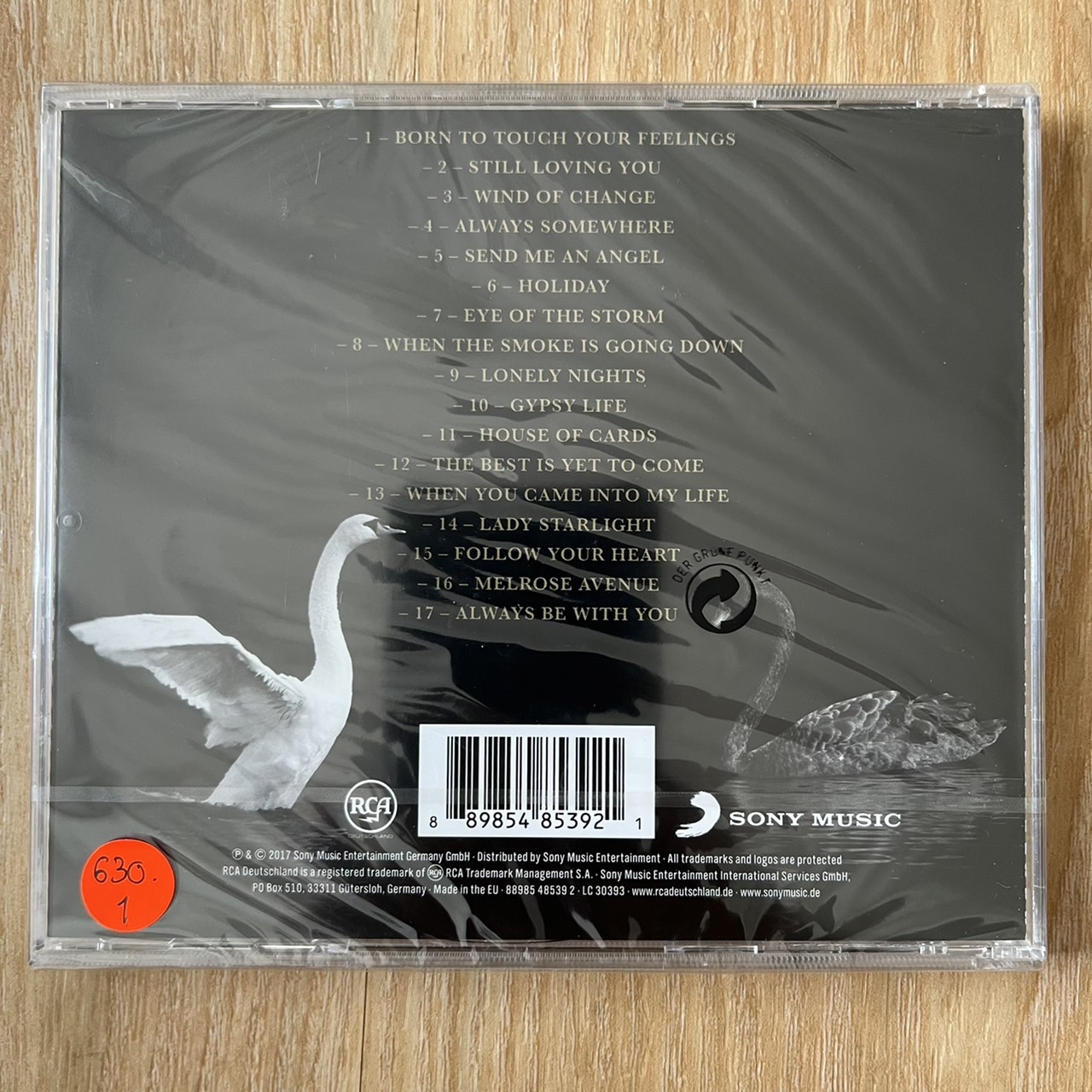 CD ซีดีเพลง Scorpions – Born To Touch Your Feelings - Best Of Rock Ballads (แผ่นแท้,มือหนึ่ง ,ซีล)