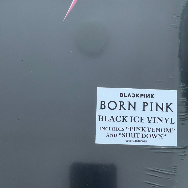 แผ่นเสียง BLACKPINK - Born Pink *limited Tranperent Black ice color Vinyl, LP, แผ่นเสียง มือหนึ่ง ซีล