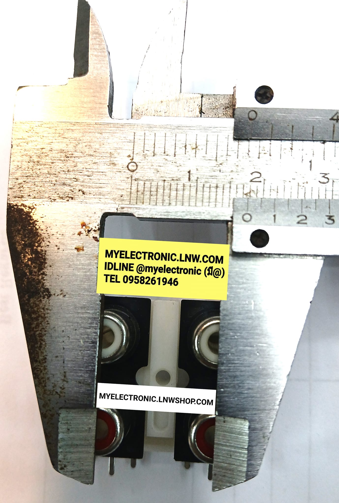 ขาย แจ็คRCA4P 6ขาลงปริ้น PCB แจ็คRCA4จุด 6ขาลงปริ้น PCB JACK RCA4 Pราคา ตัวล่ะ . . . . หน่วย บาท