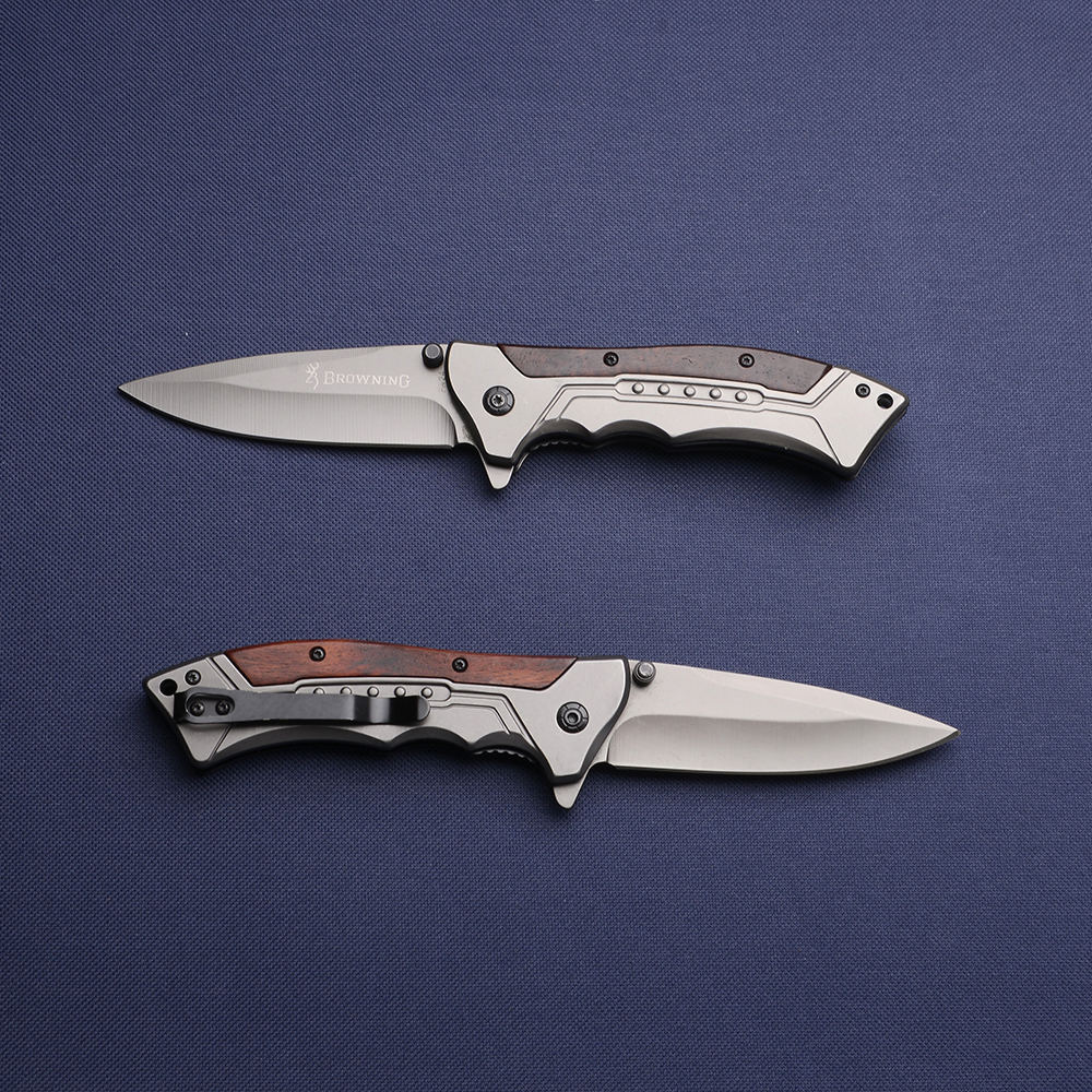 BN-20 มีดเดินป่า มีดพับพกพา มีดแคมปิ้ง มีดเดินป่าสวย Outdoor Tools Browning Folding Knife 1 330 กรัม ฺ์20-28 cm.