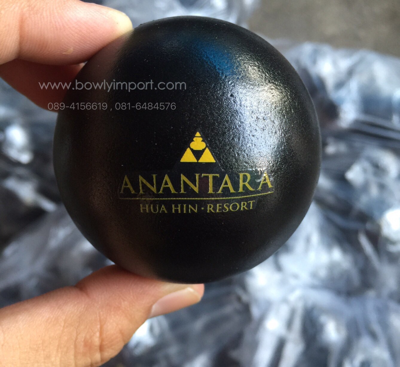 ผลิตลูกบอลบีบ บริหารมือ พร้อมโลโก้