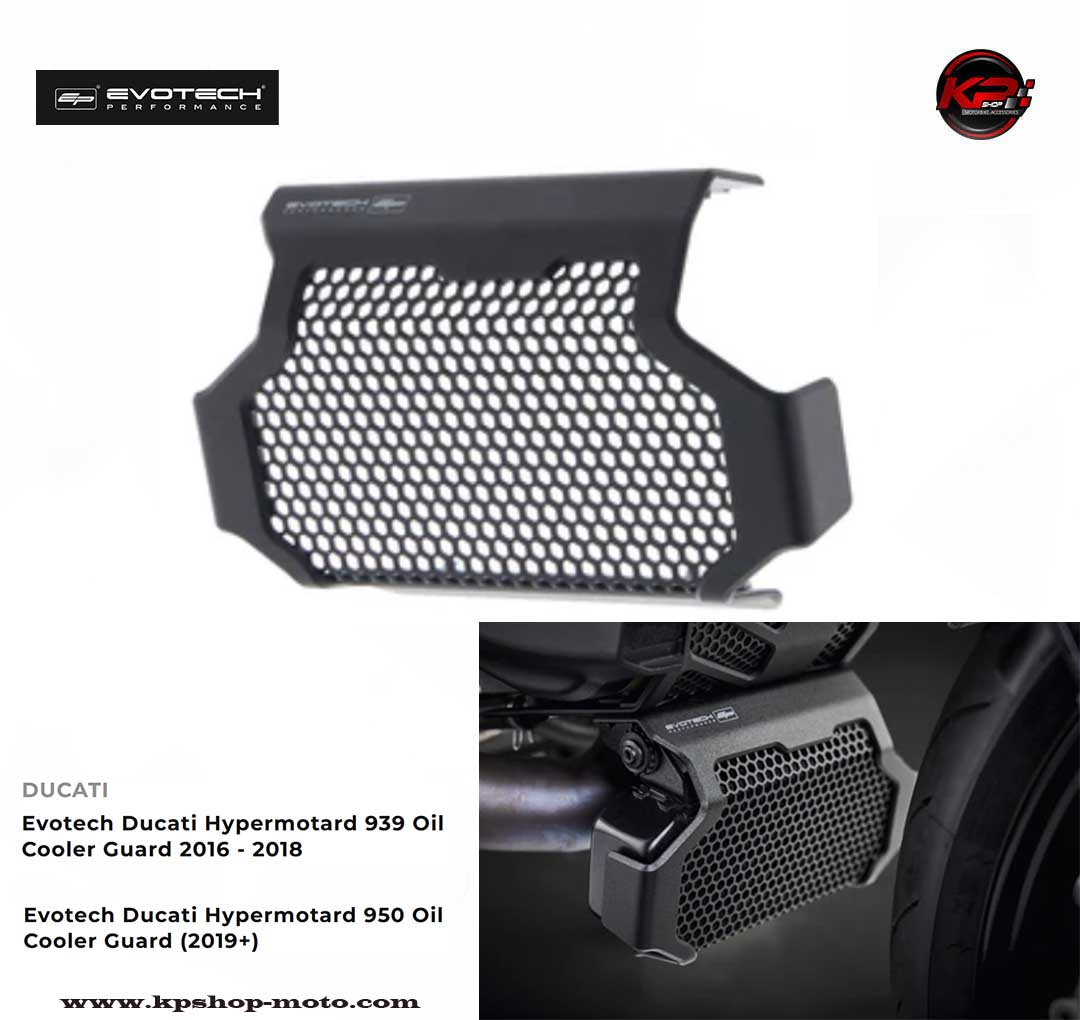 ออยคูลเลอร์การ์ด Evotech Ducati Hypermotard 950/939 Oil Cooler Guard
