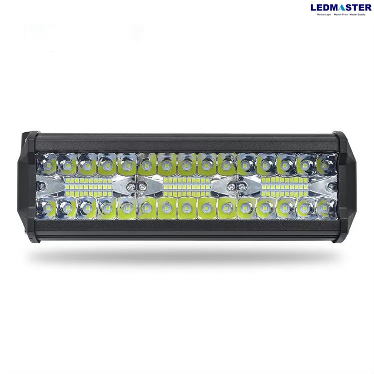 LED LIGHT BAR 180W สปอร์ตไลท์ไฟรถยนต์led ไฟหน้ารถ ไฟท้าย ไฟตัดหมอก รุ่น High CLASS 3 Row 12V-24V เเสงขาว งานพรีเมี่ยม