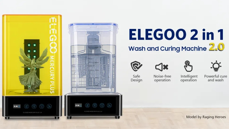 Elegoo wash & cure รุ่น Mercury Plus V2.0