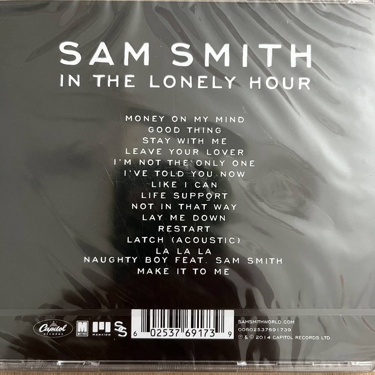 CD ซีดีเพลง Sam Smith – In The Lonely Hour (แท้,มือหนึ่ง,ซีล) ซีลขาดตามรูปที่2