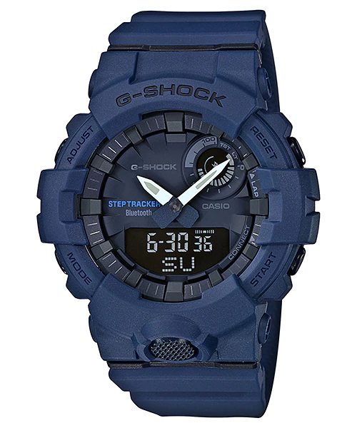 Casio G-Shock Bluetooth® รุ่น GBA-800-2A (เพื่อการออกำลังกาย นับก้าวได้)