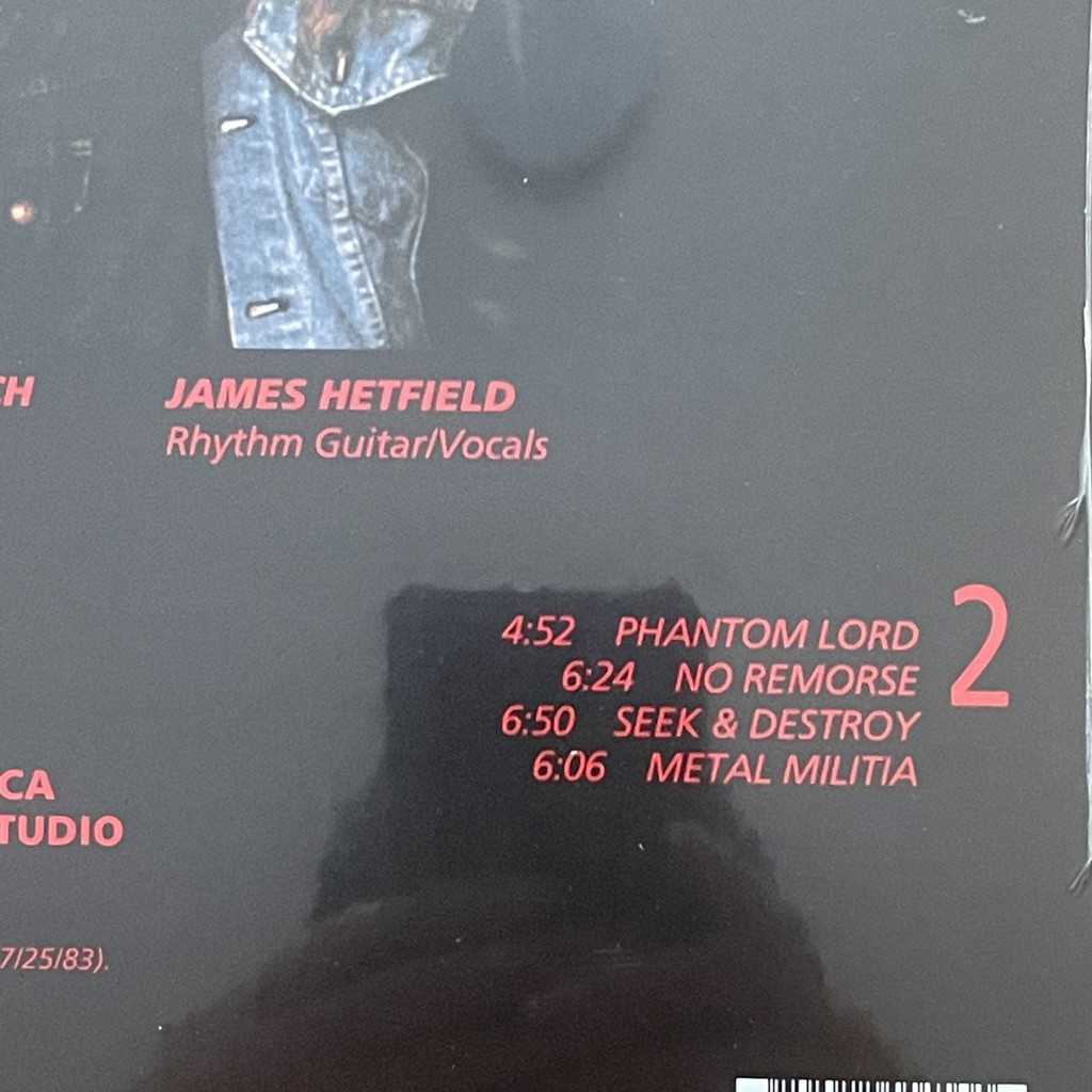 แผ่นเสียง Metallica – Kill 'Em All, Vinyl, LP, Album, Reissue, Remastered มือหนึ่ง ซีล