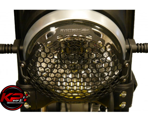 การ์ดไฟหน้า Evotech Ducati Scrambler Full Throttle Headlight Guard (2015 - 2021)