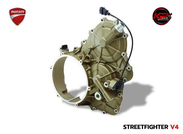 แคร้งแปลงใส่ครอบคลัทช์ใส FOR DUCATI STREETFIGHTER V4