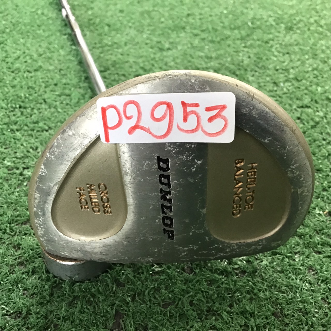 PUTTER DUNLOP : CROSS MILLDED FACE ก้านเหล็ก