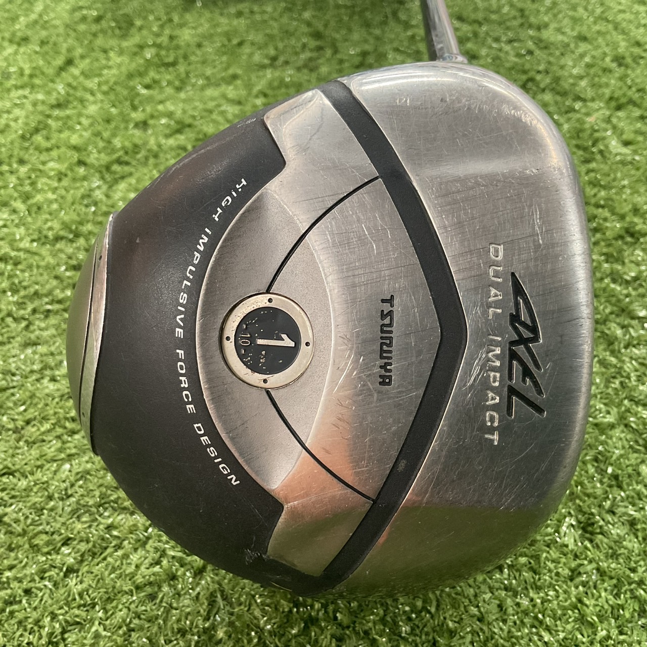 DRIVER 10° TSURUYA : AXEL DUAL IMPACT #1/ HM Flex-S ก้านกราไฟร์ (สำหรับมือซ้าย)