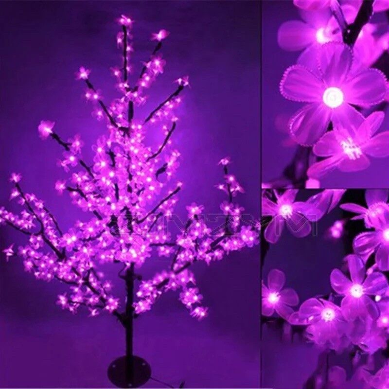 พร้อมส่ง ต้นไม้ไฟซากุระ LED สูง1.5 เมตร ไฟต้นไม้ LED มาพร้อมชุด