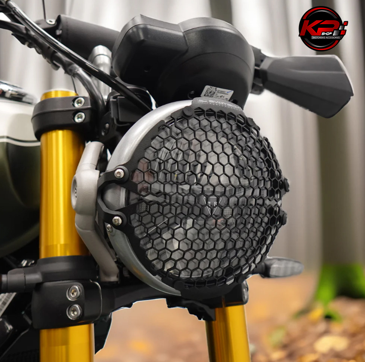 การ์ดไฟหน้า Evotech Headlight Guard - Triumph Scrambler 400 X / SPEED 400 (2024+)