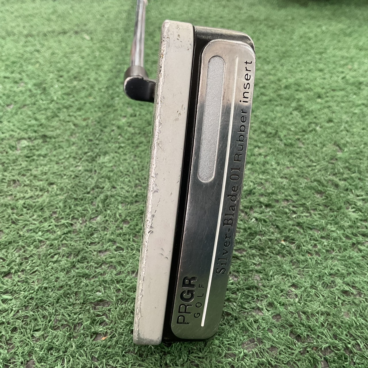 PUTTER PRGR GOLF : Silver-Blade 01 Rubber insert ก้านเหล็ก