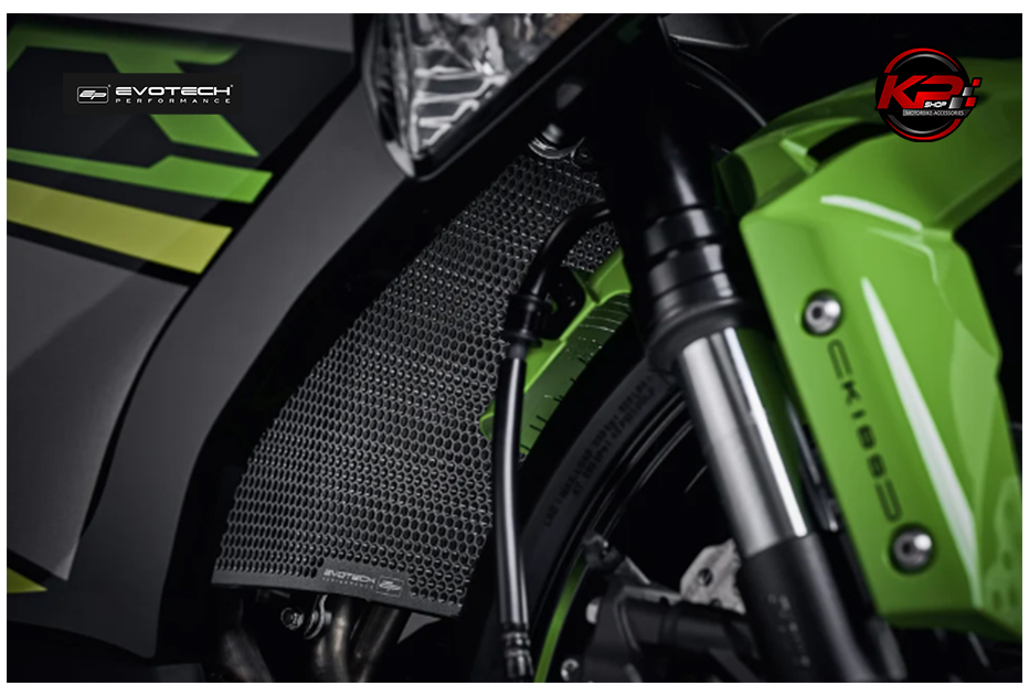 การ์ดหม้อน้ำ Evotech Kawasaki Ninja ZX-6R Radiator Guard
