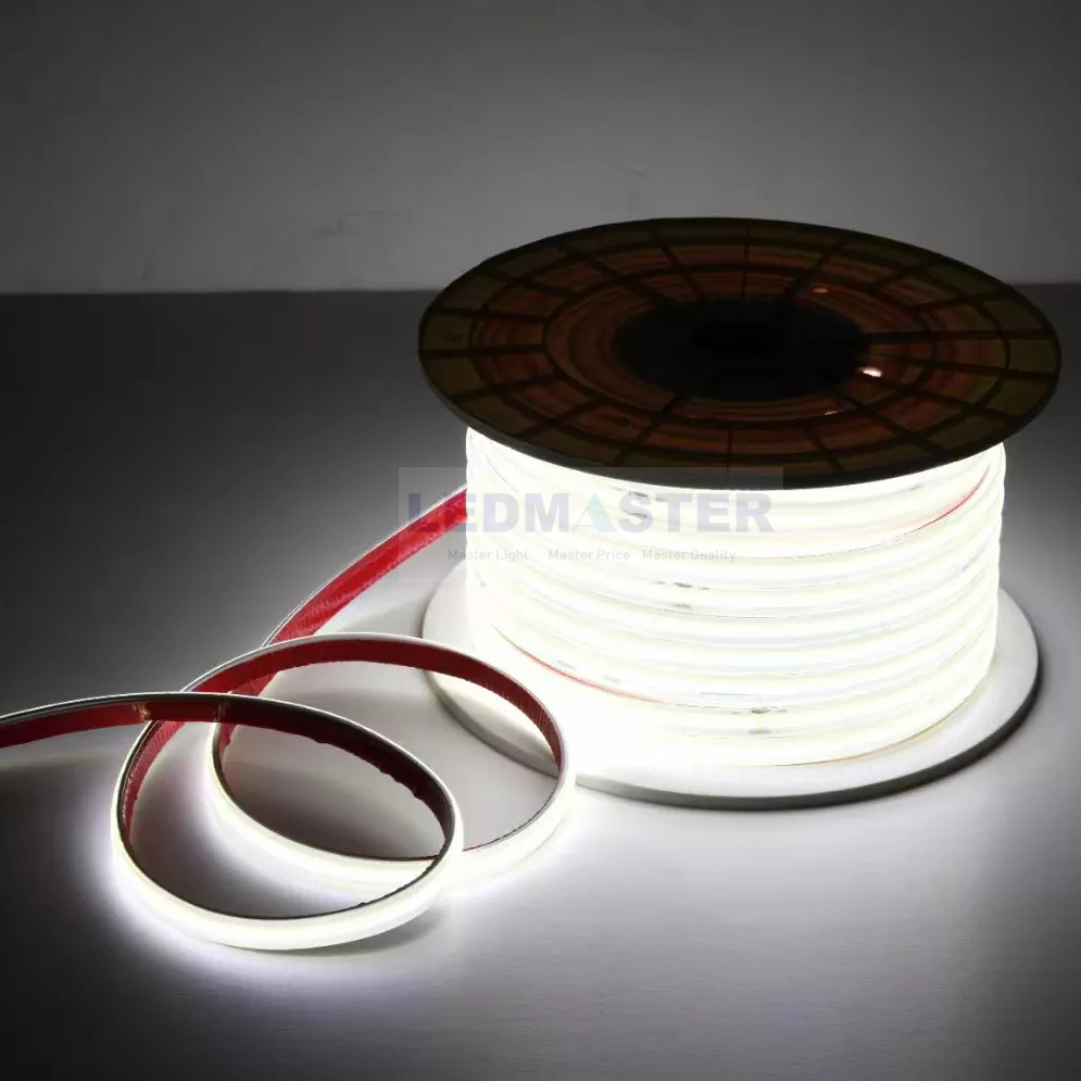 (ฟรี ปลั๊กหัวจ่าย) รุ่นใหม่ COB ไฟสายยาง LED ราคาโรงงาน LED Strip Light 220V สว่างชัดทั้งเส้น 50 เมตร ไฟท่อยางดัด โค้ง งอได้ นีออนเฟล็ก LED Ropelight