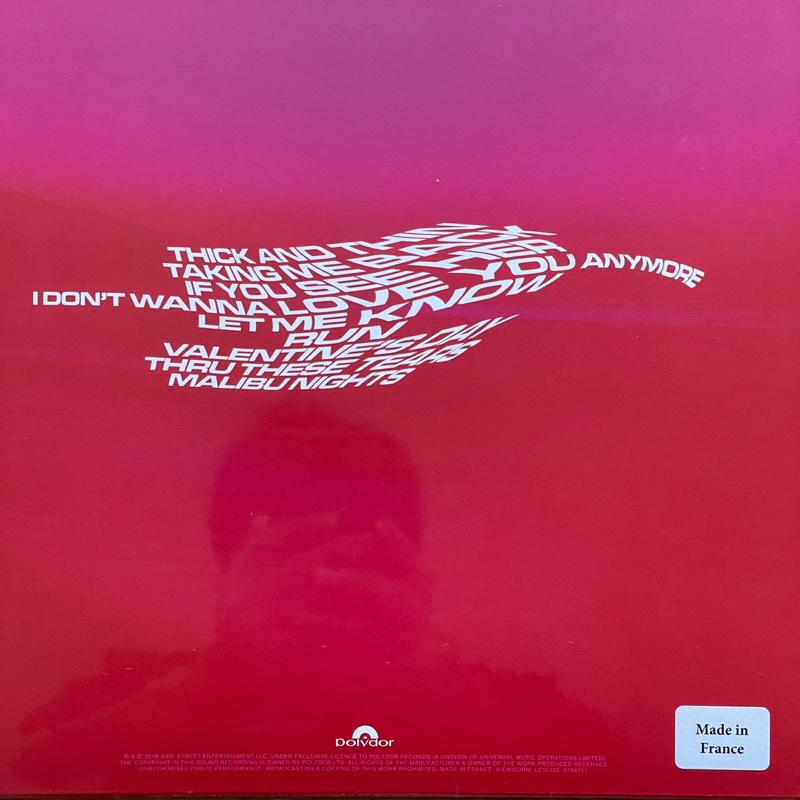 แผ่นเสียง LANY - Malibu Nights , **Clear Vinyl, LP, Album , france , มือหนึ่ง ซีล