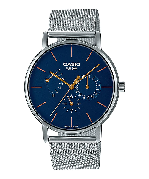 Casio หลายเข็มนาฬิกา - สุภาพบุรุษ รุ่น MTP-E320M-2EV