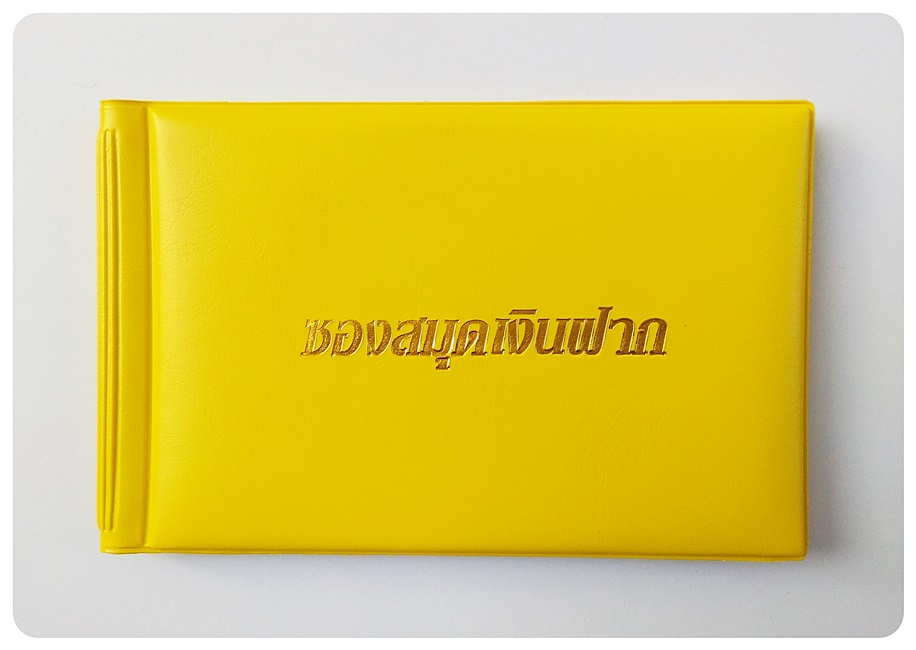(bbv-08Yellow) สมุดเก็บสมุดบัญชีฯ (12 ช่อง) สีเหลือง