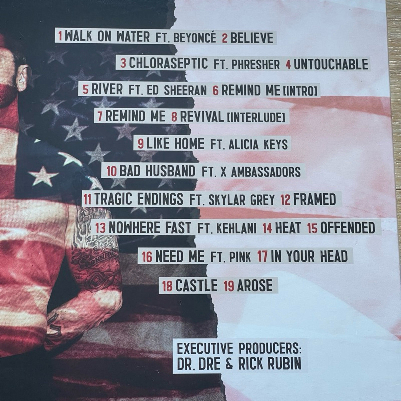 แผ่นเสียง Eminem - Revival, 2 x Vinyl, LP, Album, Stereo, US มือหนึ่ง ซีล