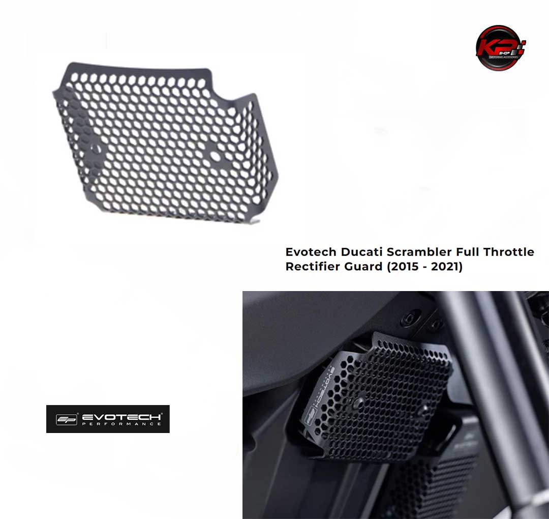 การ์ด Evotech Ducati Scrambler Full Throttle Rectifier Guard
