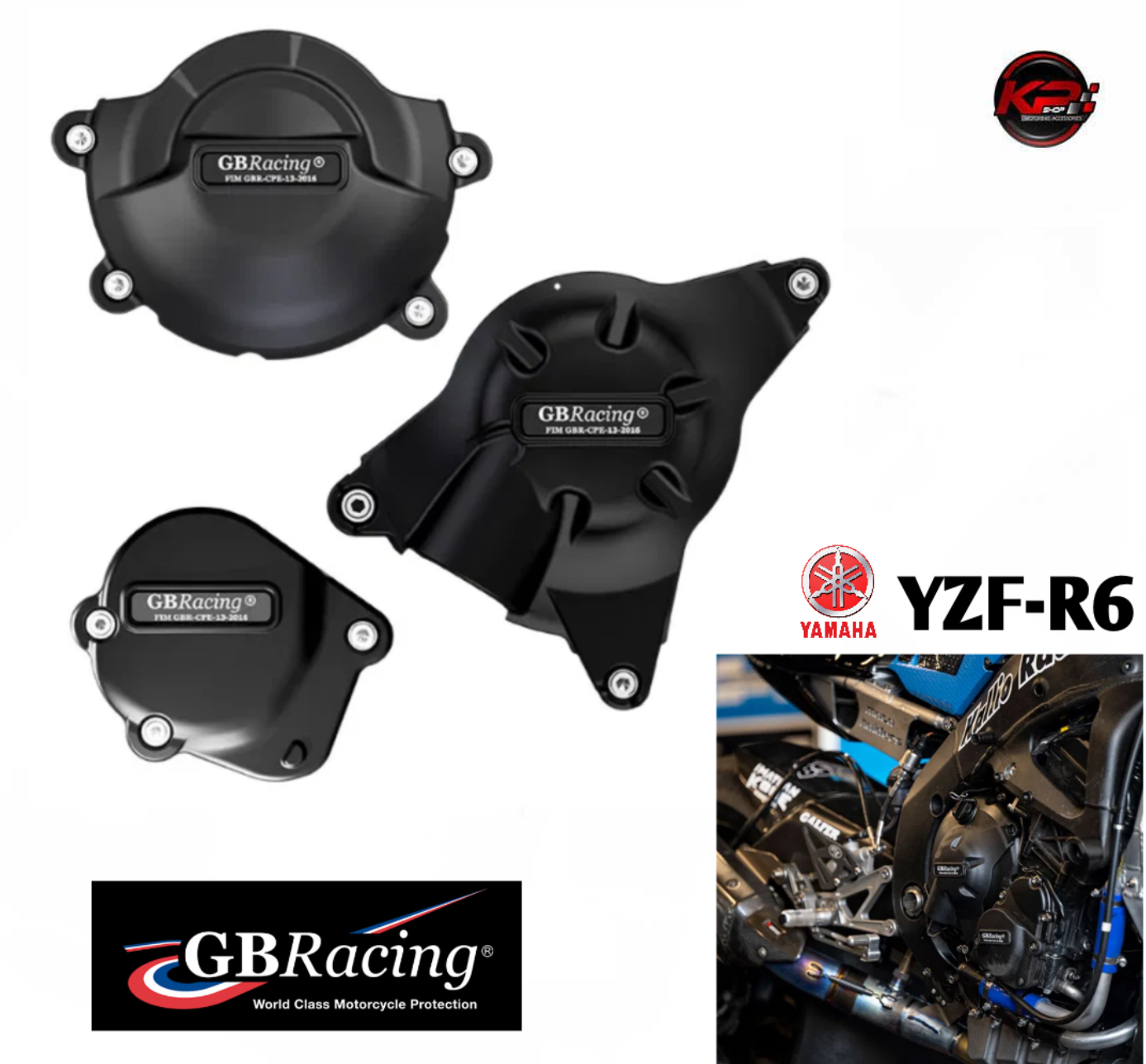 ครอบเครื่อง GB RACING FOR YAMAHA YZF R6
