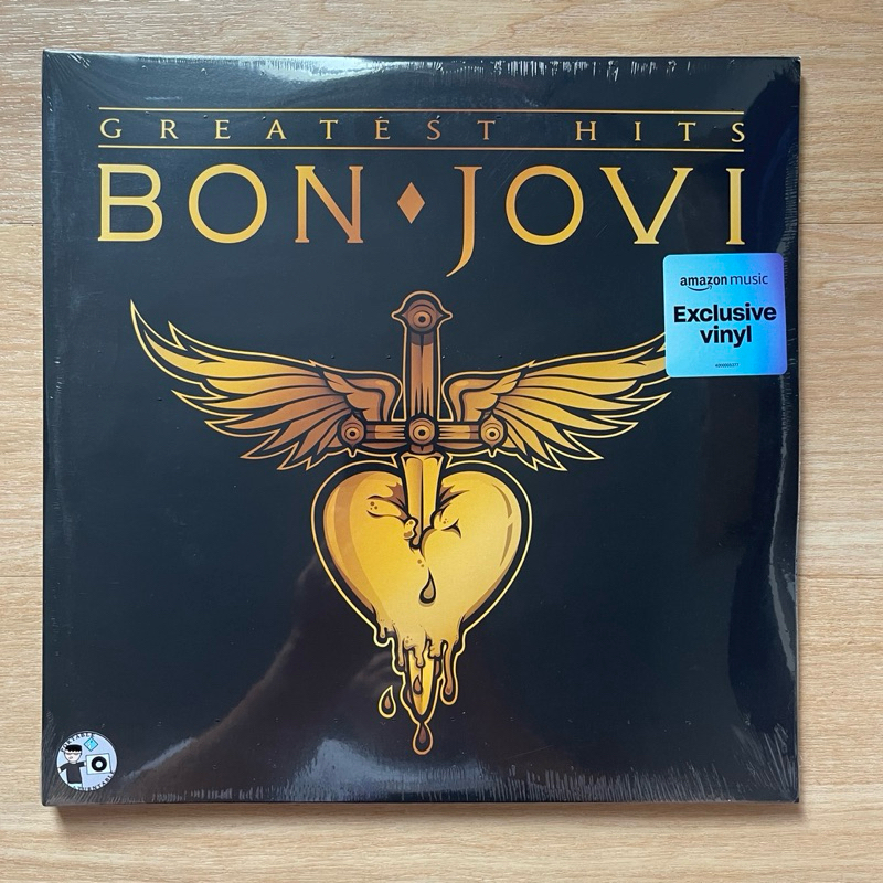 แผ่นเสียง Bon Jovi - Greatest Hits , Amazon Exclusive Black/Gold Smoke , 2 x Vinyl, Album ,US มือหนึ่ง ซีล