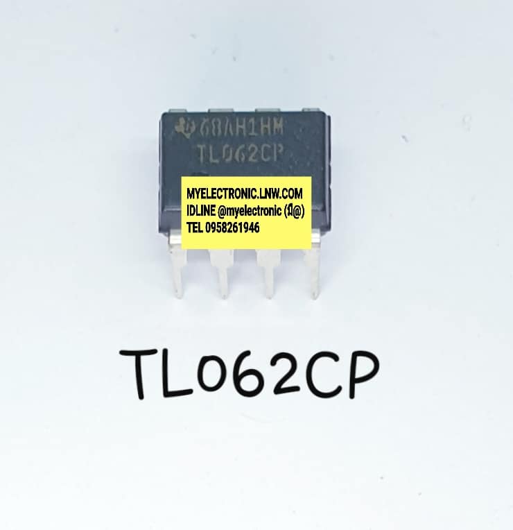 TL062CPยี่ห้อTEXASตัวถังDIP8ขาราคาตัวละบาท