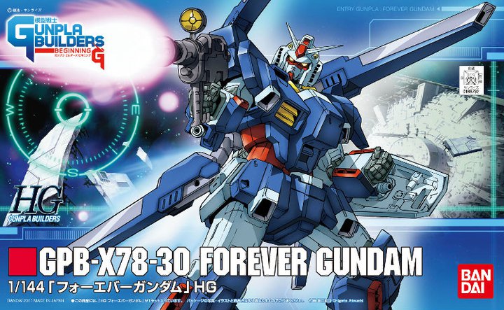 HG 1/144 Model Suit Gunpla Builders Forever Gundam