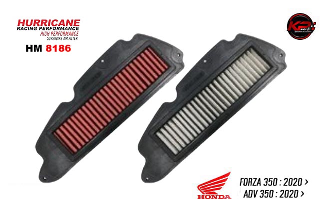 กรองอากาศ HURRICANE FOR HONDA FORZA350 2020+ (COTTON) HM8186