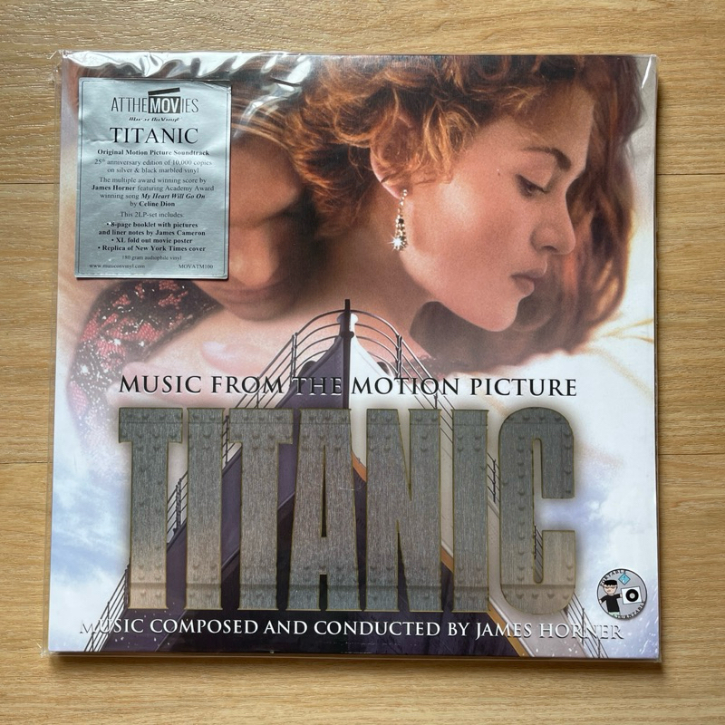 แผ่นเสียง Titanic (Music From The Motion Picture)2 x Vinyl, LP, Numbered, Special Edition, Silver & Black Marbled มือหนึ่ง
