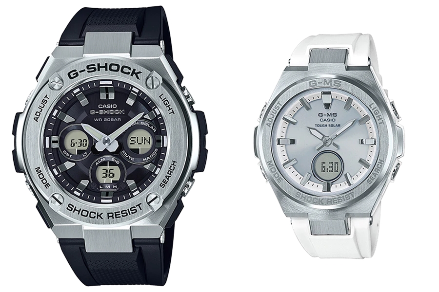 นาฬิกาคู่รัก GST-S310-1A & MSG-S200-7A