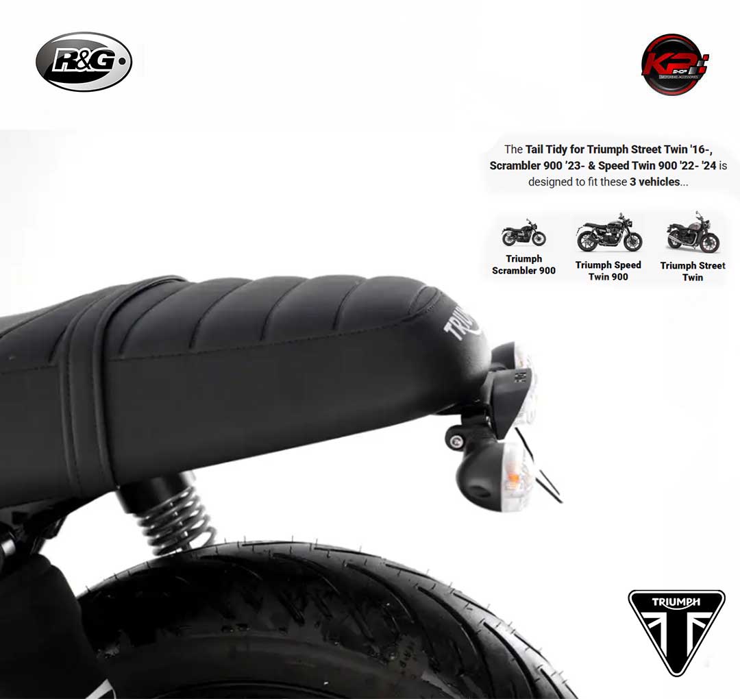 ท้ายสั้น R&G Tail Tidy for Triumph Street Twin '16-, Scrambler 900 ’23- & Speed Twin 900 '22- '24