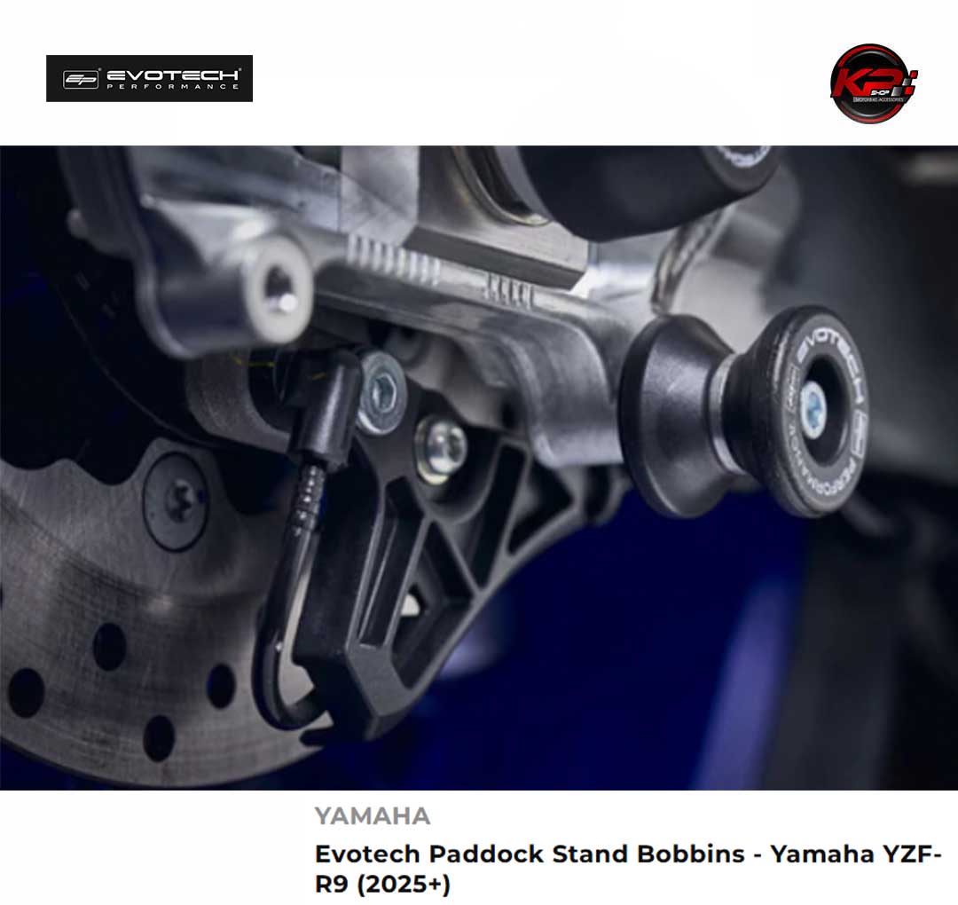 สปูนยกรถ Evotech Paddock Stand Bobbins - Yamaha YZF-R9 (2025+)