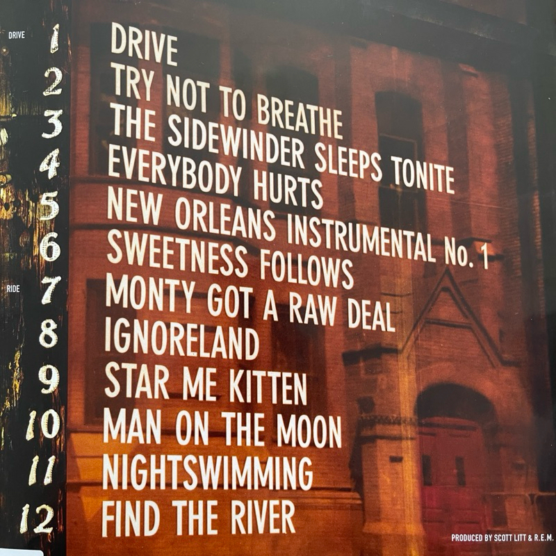 แผ่นเสียง R.E.M Automatic For The People ,Vinyl, LP, Album, Reissue, Remastered, 180g มือหนึ่ง ซีล