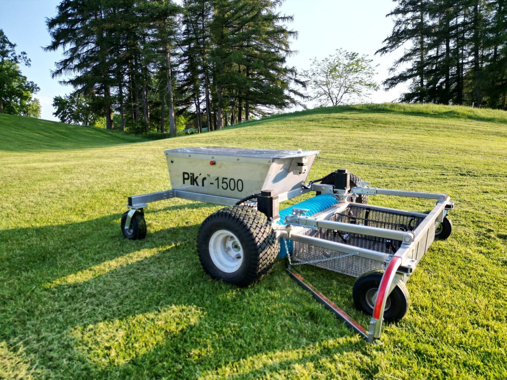 Autonomous ball-retrieving robot deployed