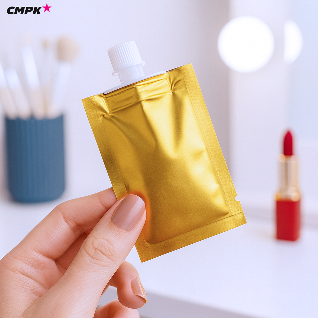 ซองเทสเตอร์ ฟอยล์ติดจุก ทึบแสง ขนาด 5 mL (แพ็ค 100 ใบ พร้อมฝา Mini 0.5 ซม.)