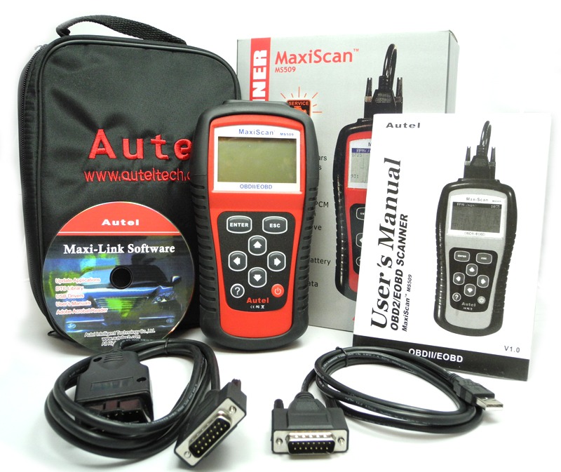 เครื่องสแกนรถยนต์ เครื่องอ่าน ลบโค้ด AUTEL MS 509 OBDII READER LIVE