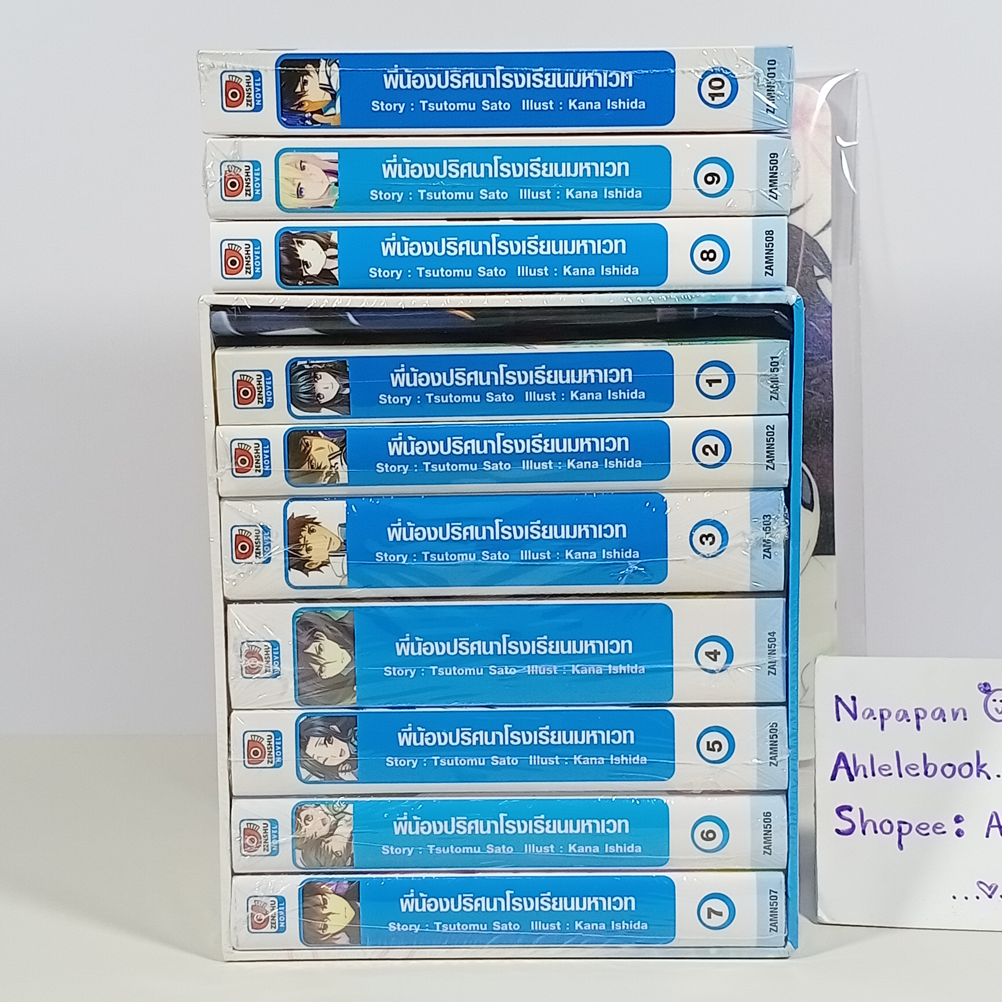 [ไลท์โนเวล][มือ1+2] เหมา Boxset พี่น้องปริศนาโรงเรียนมหาเวท เล่ม 1-7 + เล่ม 8-9-10